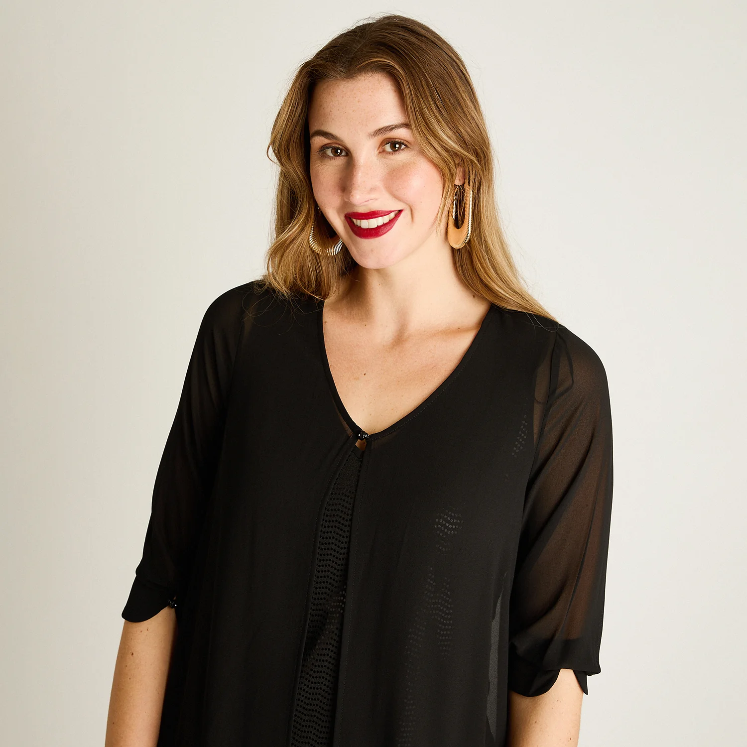 Twin Set Negro con Brillos - Image 3