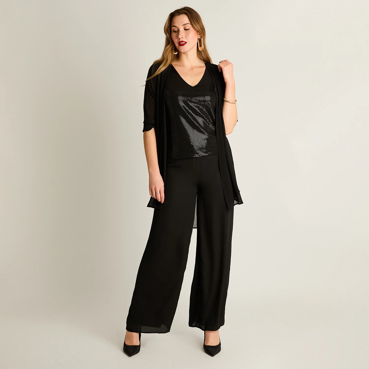 Twin Set Negro con Brillos - Image 4