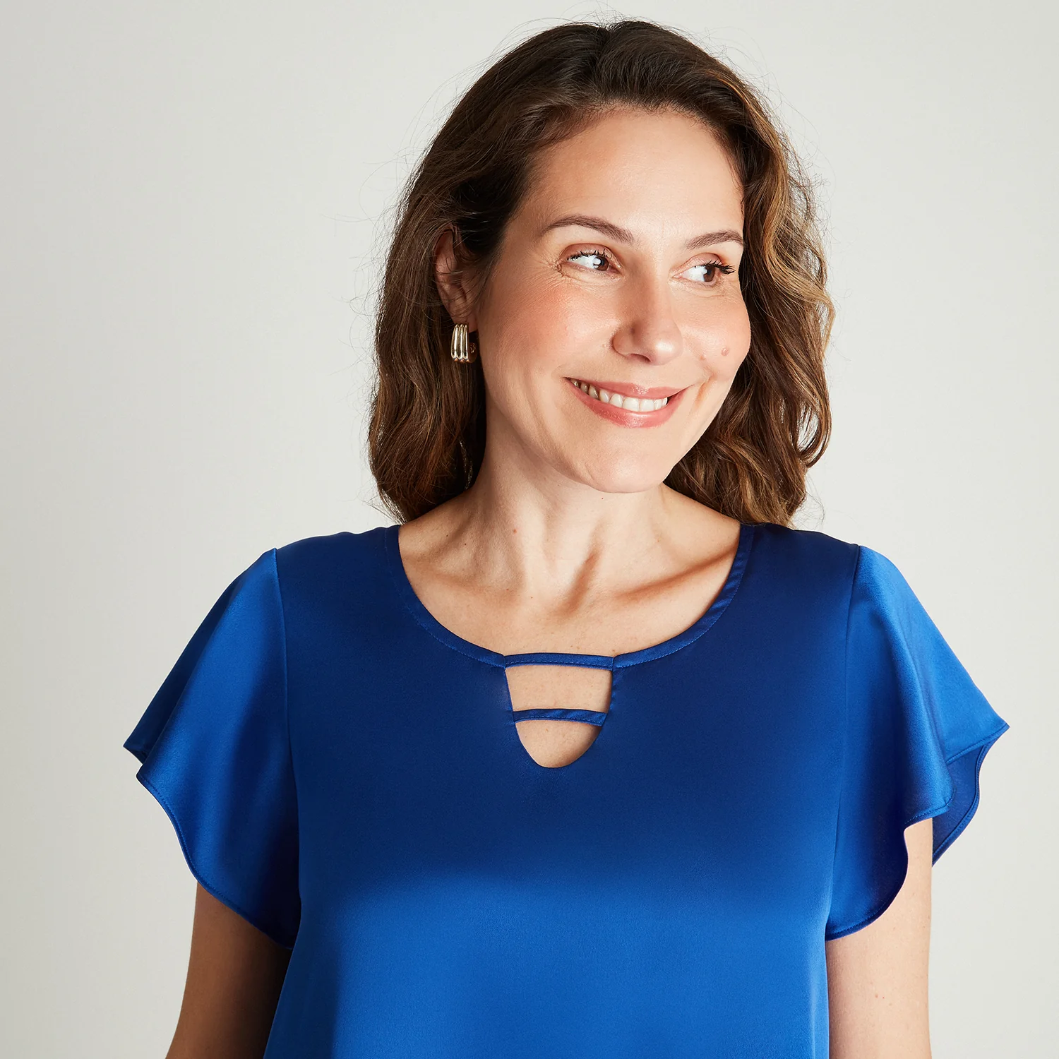 Blusa Azul Tajalí En Espalda - Image 3