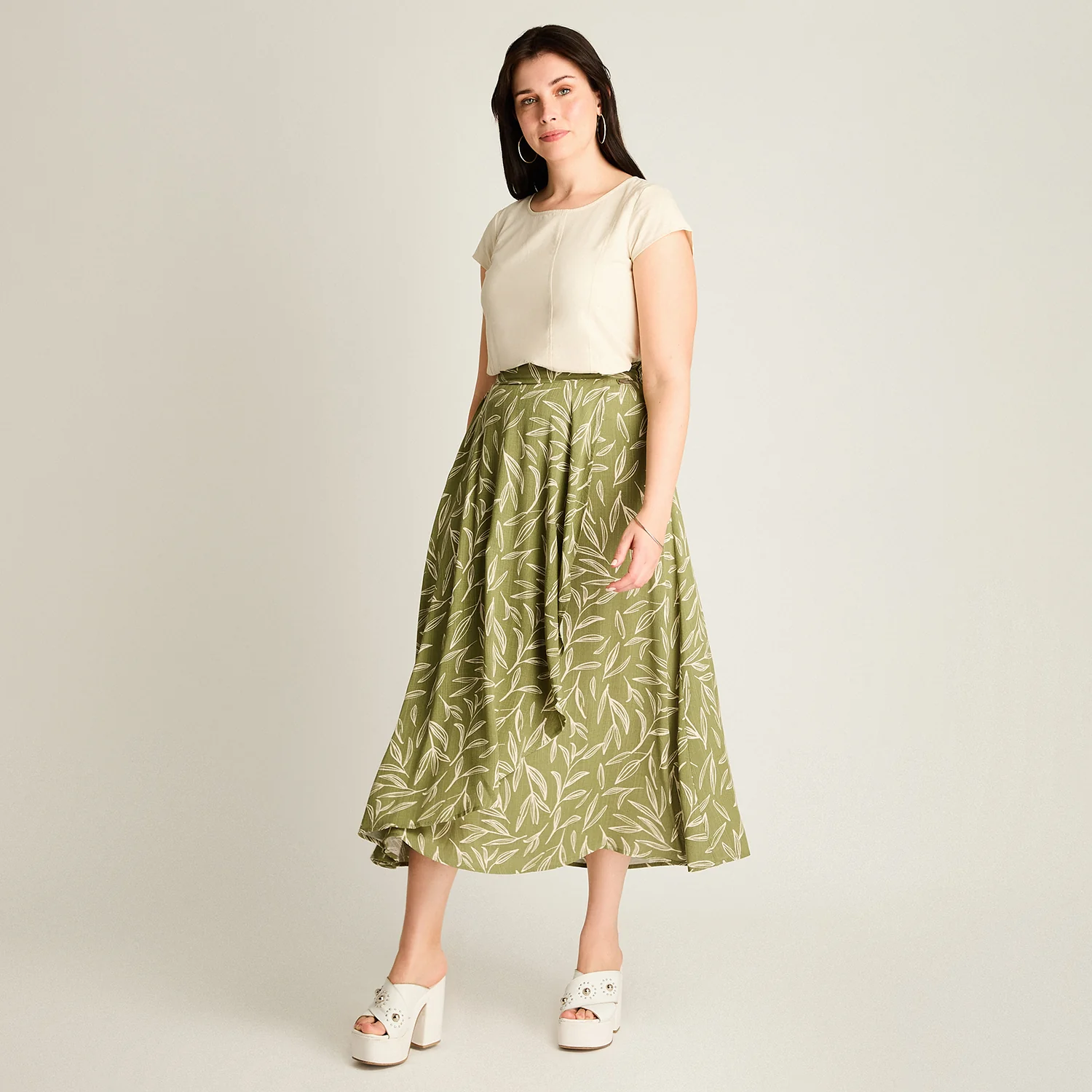 Falda Verde Maxi Calce Normal - Image 4