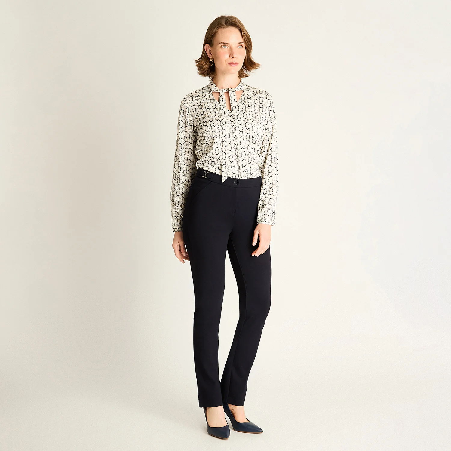 Pantalón Azul Recto - Image 4