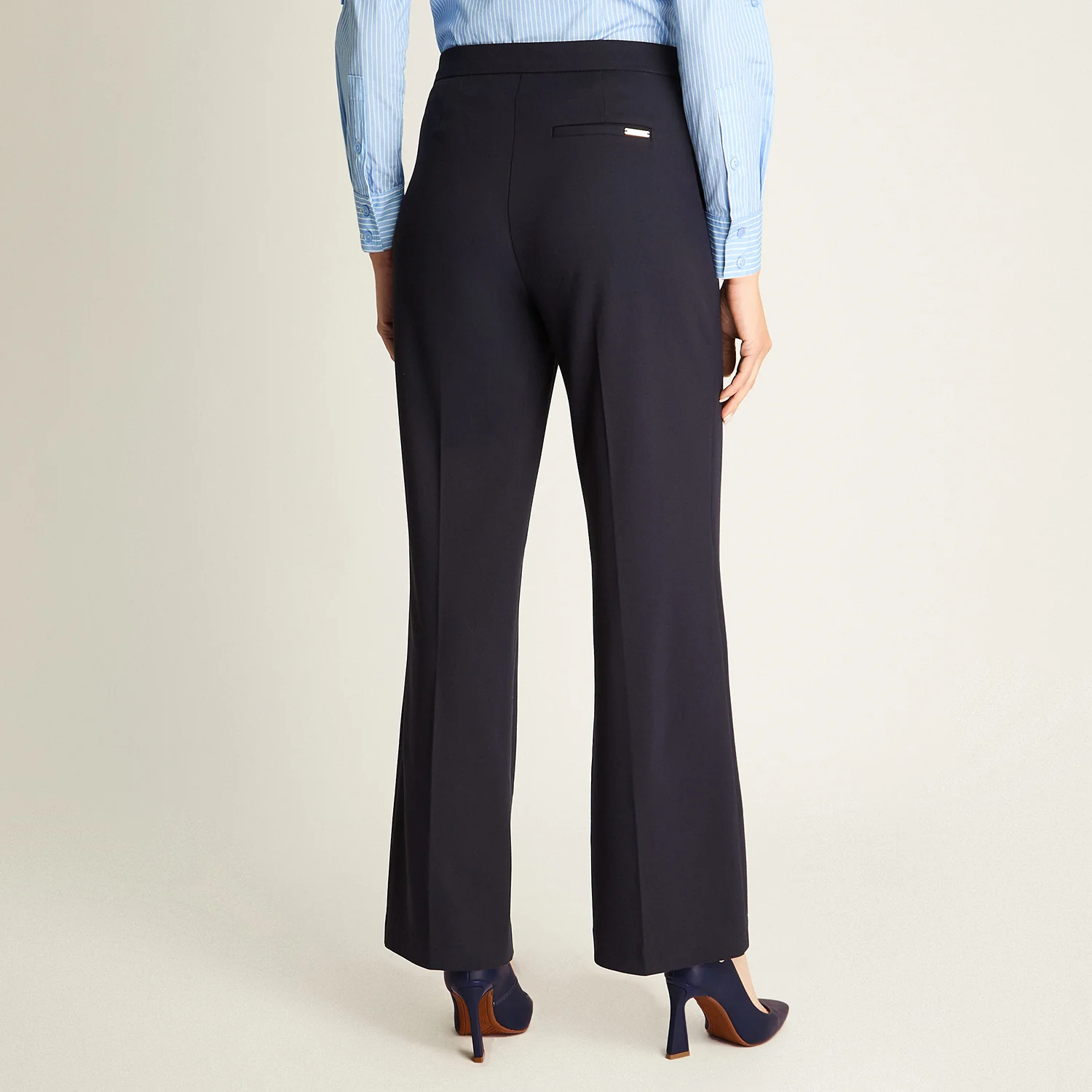 Pantalón Palazzo Azul - Image 3