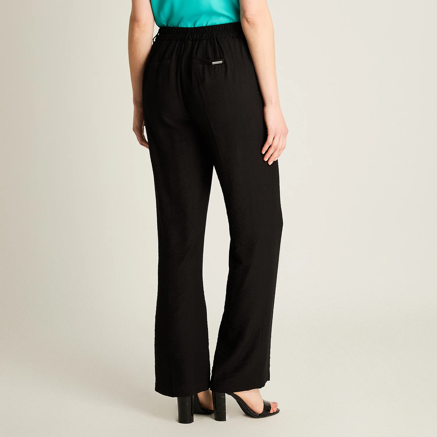 Pantalón Sport Negro Recto - Image 3