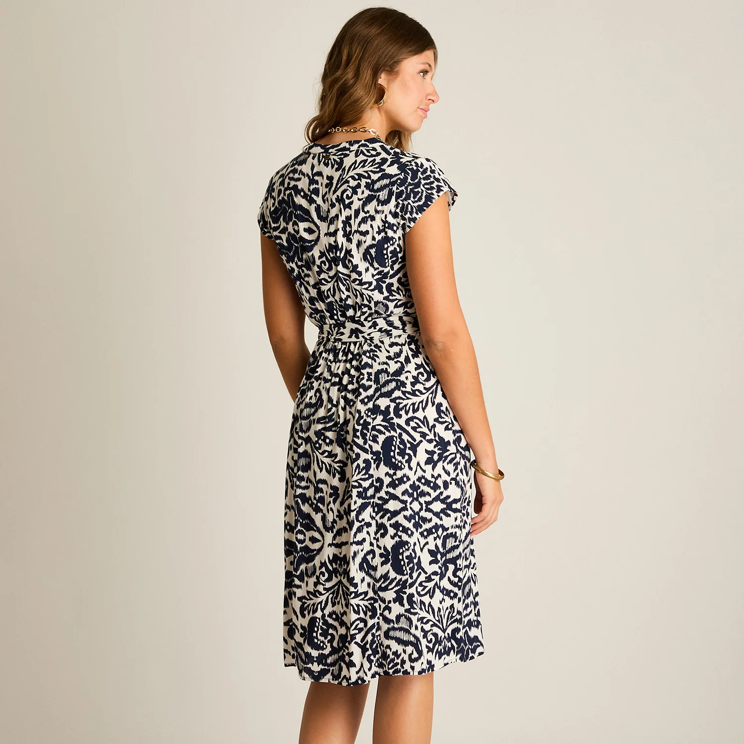 Vestido Midi Azul – Fresco, fluido y de Calce normal - Image 3