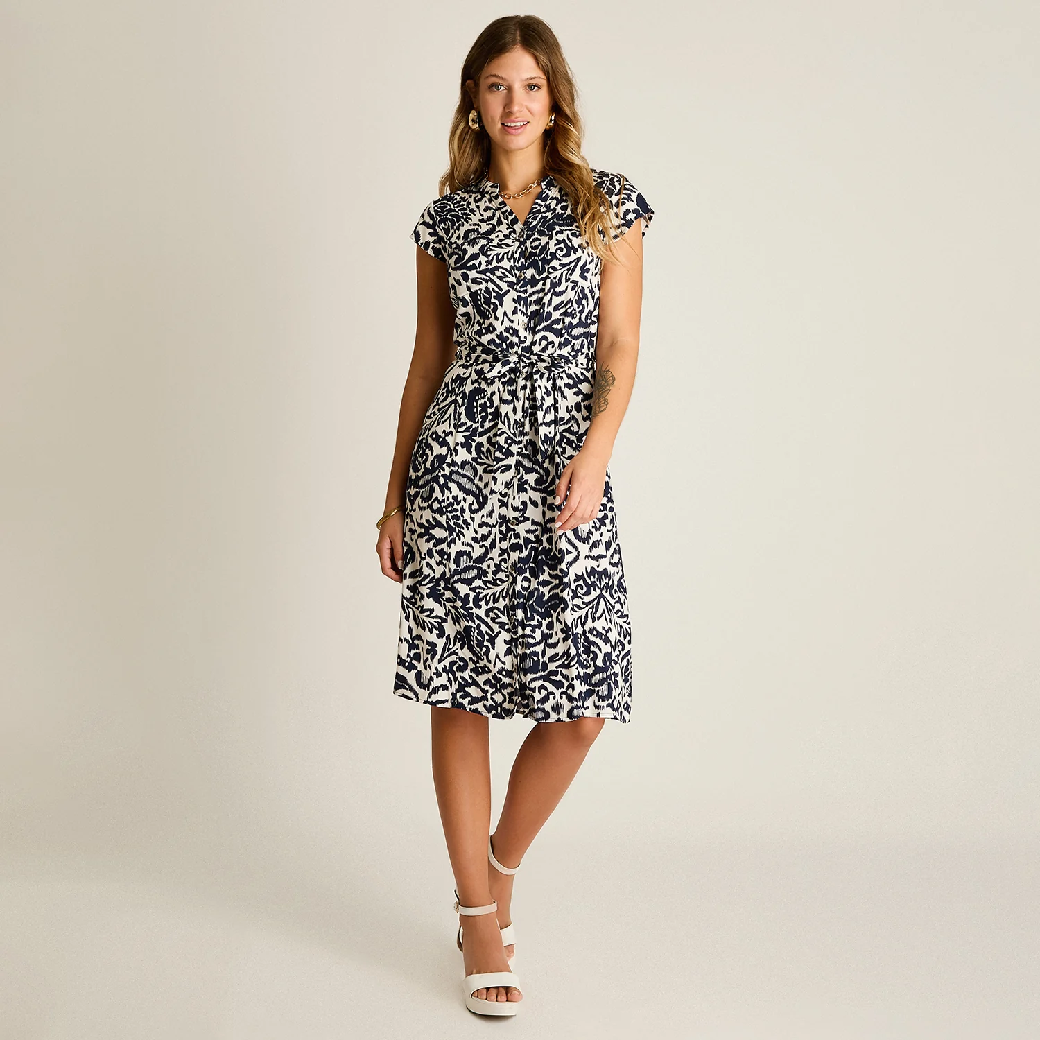 Vestido Midi Azul – Fresco, fluido y de Calce normal - Image 5