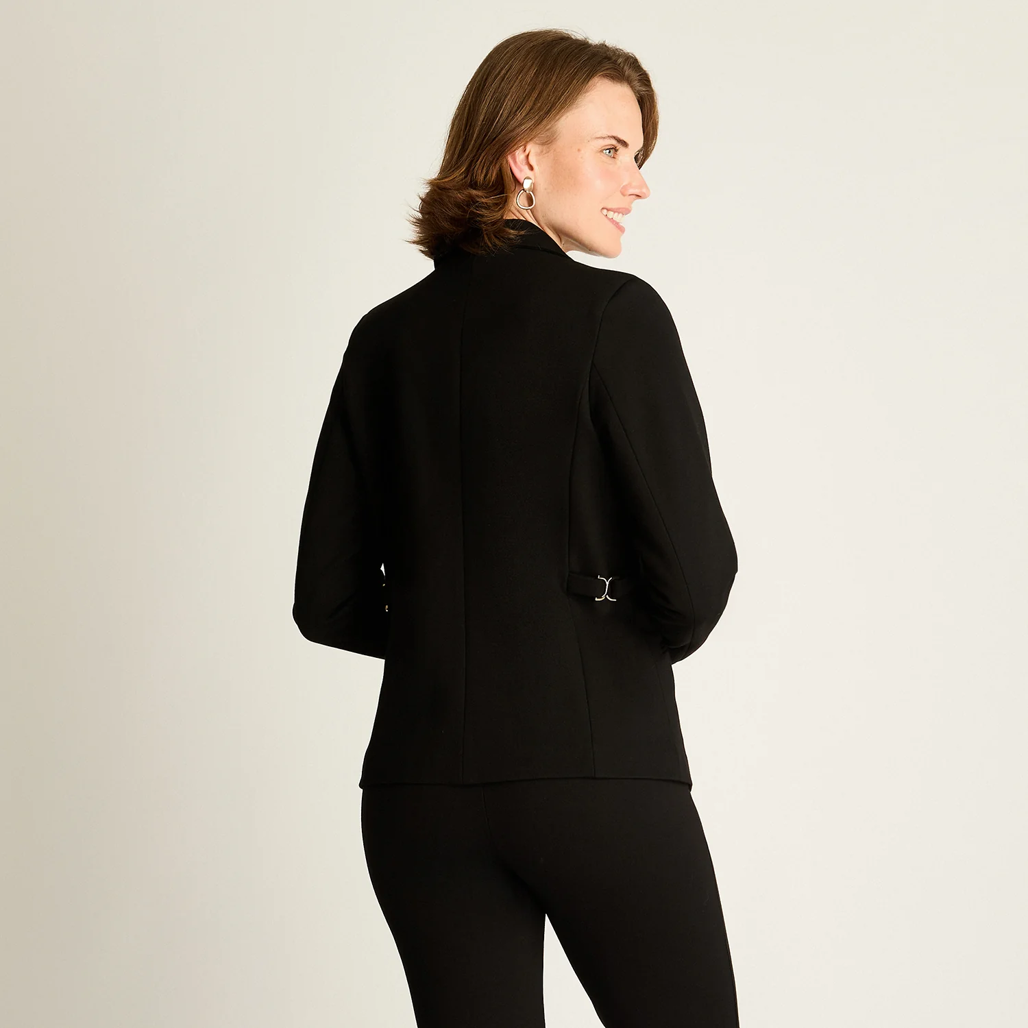Blazer Negro Entallado - Image 3