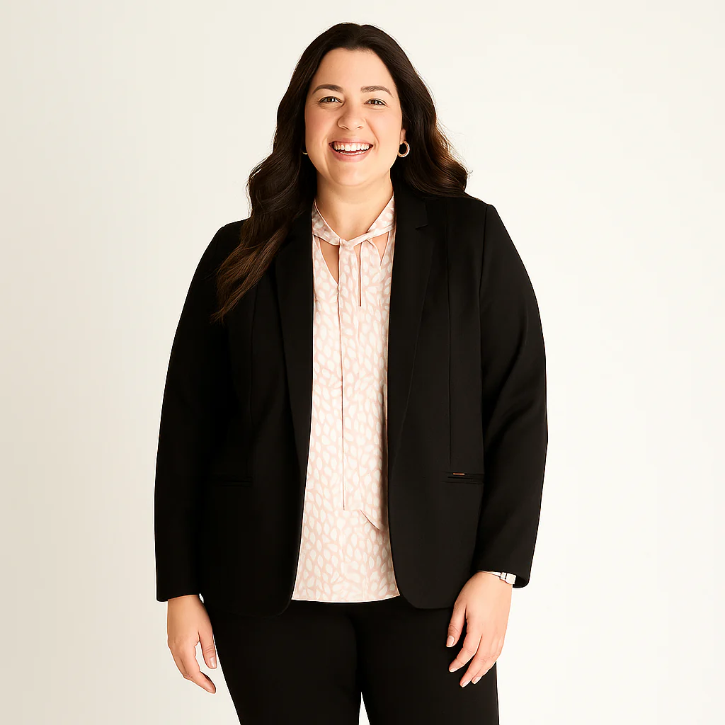 Blazer Negro Entallado - Image 4