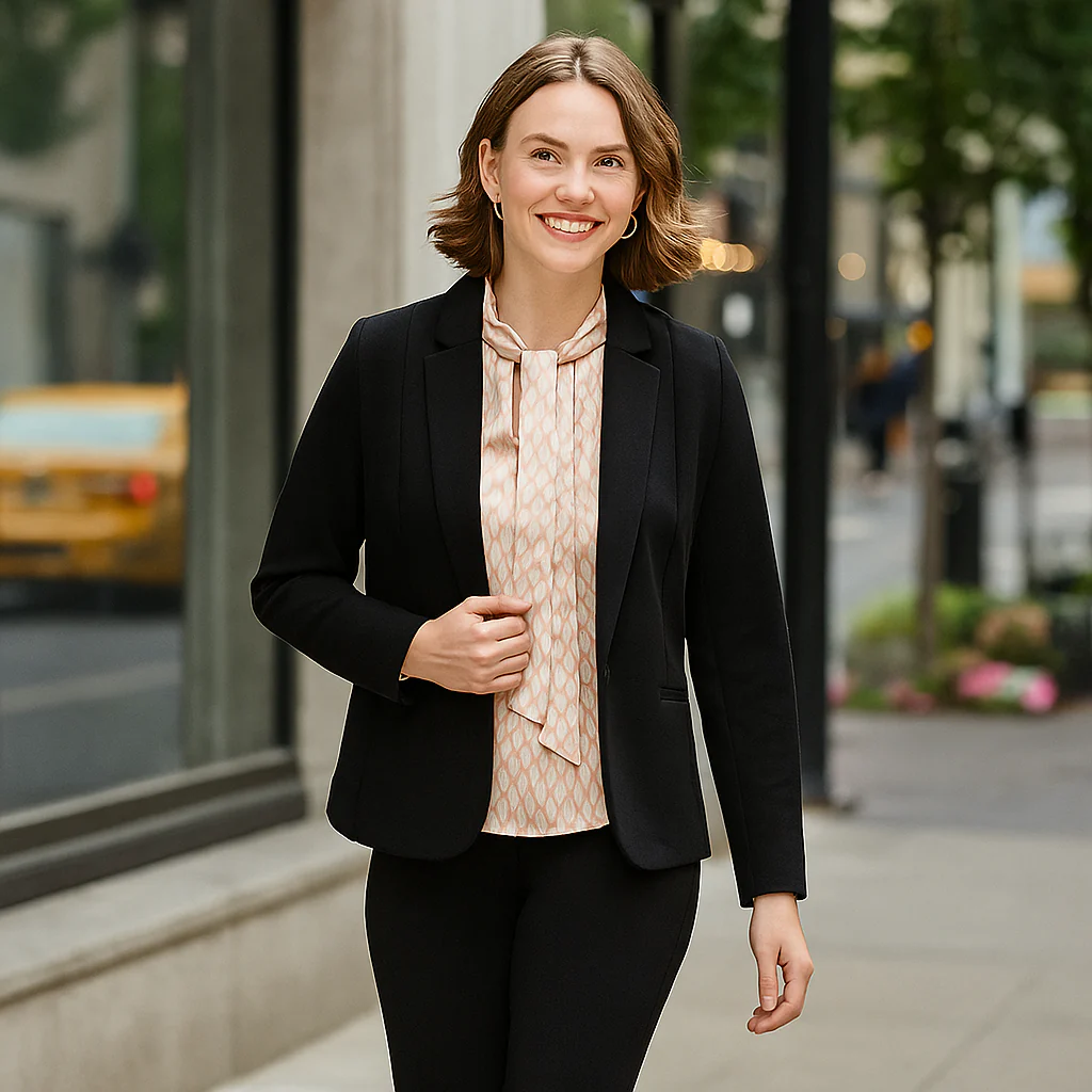 Blazer Negro Entallado - Image 7