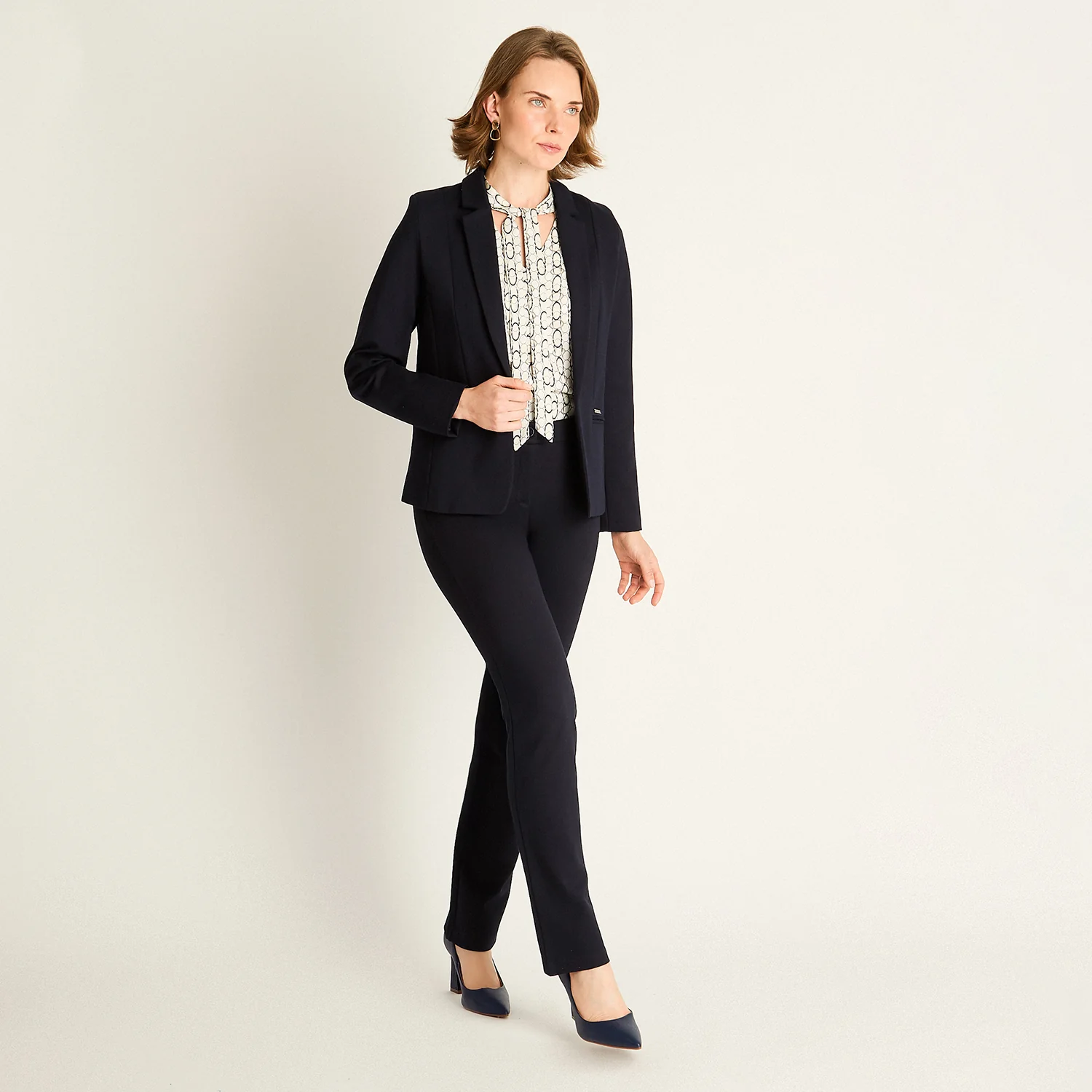 Blazer Azul Entallado - Image 8