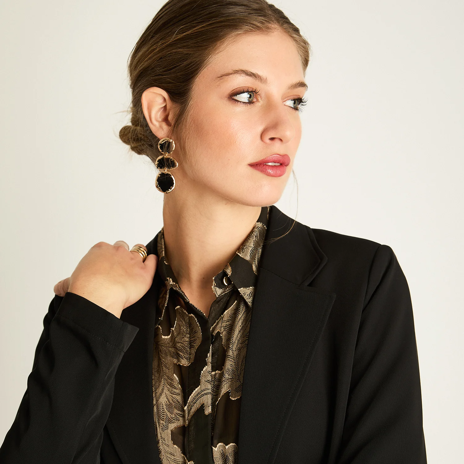 Blazer Negro Liviano - Image 3